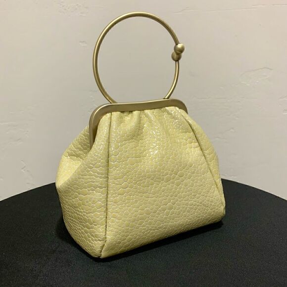 Handmade Genuine Leather Kiss-lock Wristlet/Crossbody - Picture 5 of 13